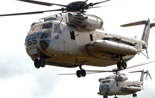 В Японии разбился военный вертолет США
