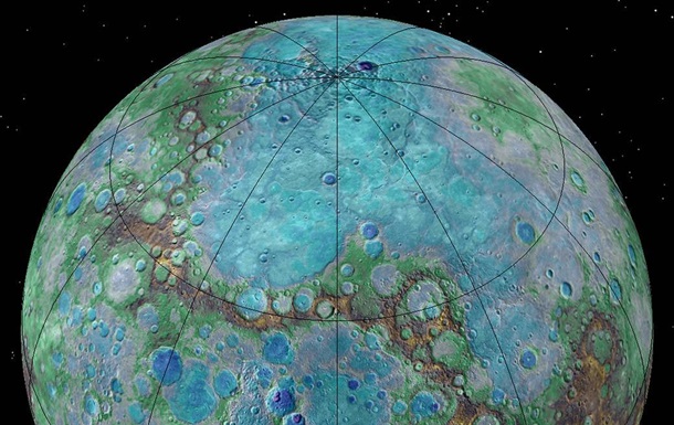 Создана цветовая карта поверхности Меркурия